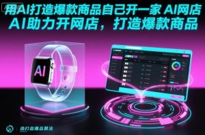 用AI打造爆款商品自己开一家AI网店，AI助力开网店，打造爆款商品-最全资源库