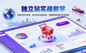 独立站实战教学,跨境经营全攻略,助您告别流量依赖,掌握跨境经营的终极奥-最全资源库