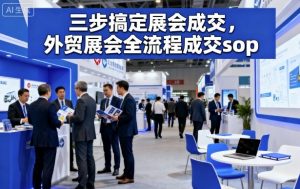 三步搞定展会成交,外贸展会全流程成交sop-最全资源库