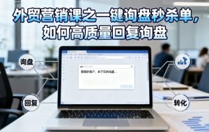 外贸营销课之一键询盘秒杀单,如何高质量回复询盘-最全资源库