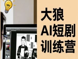 大狼AI短剧训练营-短剧课程（更新中）-最全资源库