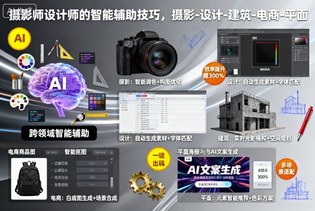 摄影师设计师的智能辅助技巧，摄影-设计-建筑-电商-平面-最全资源库