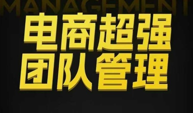 电商超强团队管理，组织绩效，到用人执行，分权合伙-最全资源库