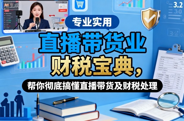 直播带货业财税宝典,帮你彻底搞懂直播带货及财税处理-最全资源库
