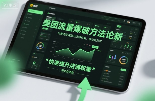 美团流量爆破方法论,付费流快速提升店铺权重,带动自然流-最全资源库
