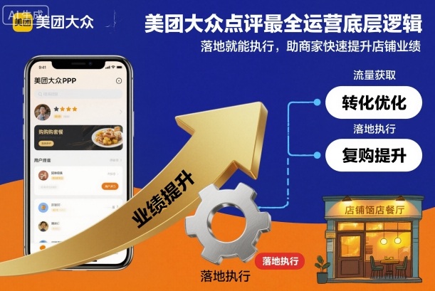 美团大众点评最全运营底层逻辑，落地就能执行，助商家快速提升店铺业绩-最全资源库