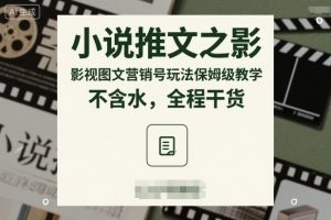 小说推文之影视图文营销号玩法保姆级教学，不含水，全程干货-最全资源库