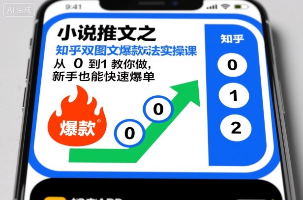 小说推文之知乎双图文爆款玩法实操课，从0到1教你做，新手也能快速爆单-最全资源库