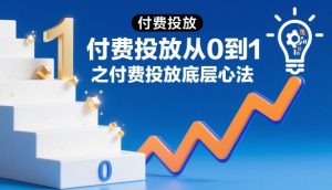 付费投放从0到1之付费投放底层心法-最全资源库