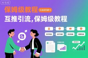 引流系列课15：互推引流，保姆级教程【文档】-最全资源库