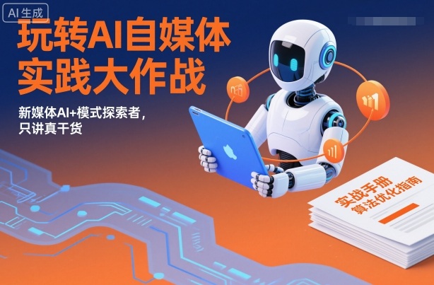 玩转AI自媒体实践大作战,新媒体AI+模式探索者,只讲真干货-最全资源库