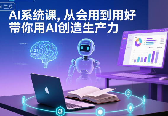 AI系统课，从会用到用好，带你用AI创造生产力-最全资源库