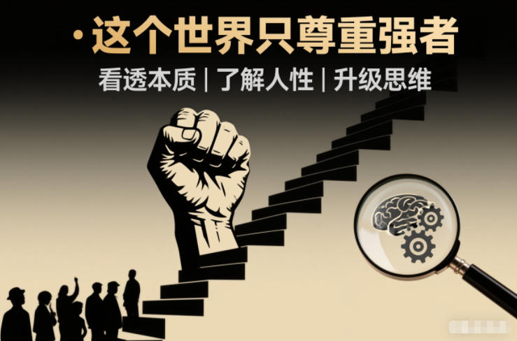 开悟1.0：这个世界只尊重强者，看透本质-了解人性-升级思维-最全资源库