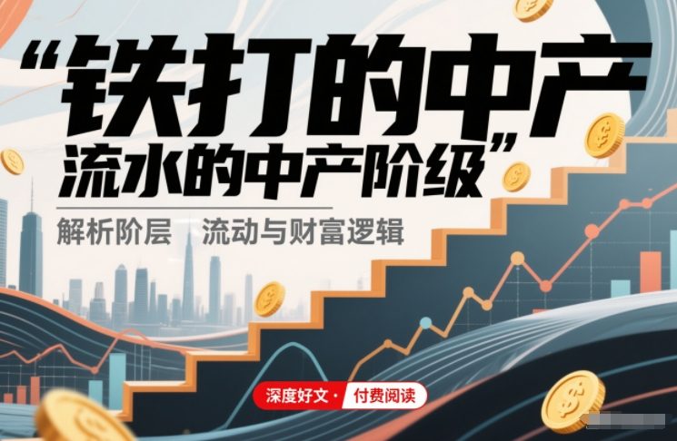 付费文章：铁打的中产，流水的中产阶级-最全资源库