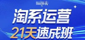 淘系运营21天速成班(更新25年12月)，0基础轻松搞定淘系运营，不做假把式-最全资源库