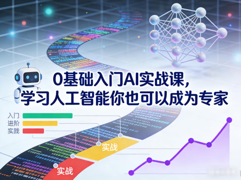 0基础入门AI实战课，学习人工智能你也可以成为专家-最全资源库