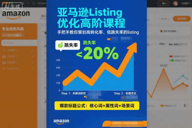 亚马逊Listing优化高阶课程，手把手教你策划高转化率、低跳失率的listing-最全资源库