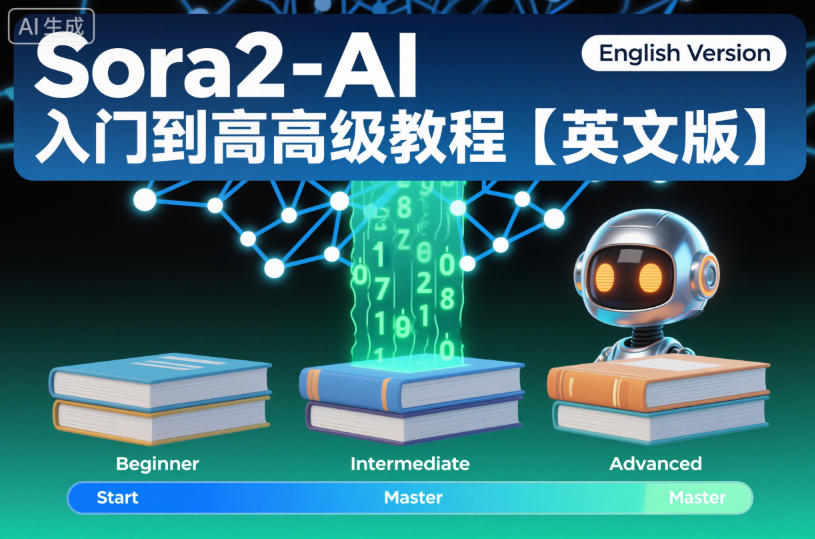 Sora2-AI入门到高级教程【英文版】-最全资源库