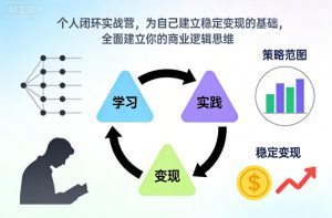 个人闭环实战营，为自己建立稳定变现的基础，全面建立你的商业逻辑思维-最全资源库