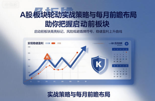 A股板块轮动实战策略与每月前瞻布局，助你把握启动前板块，规避风险，实现稳健盈利-最全资源库