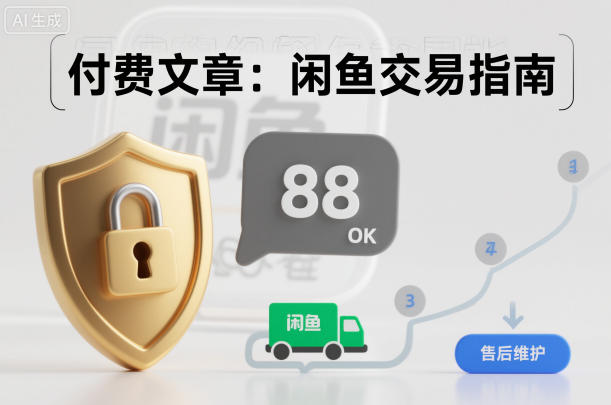 付费文章：闲鱼交易指南，怎么才能降低被坑被马扁的概率-最全资源库