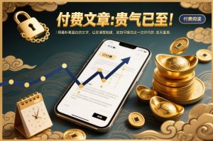 付费文章：贵气已至！用最朴素直白的文字，让你清楚知道，该如何接住这一次时代的泼天富贵-最全资源库