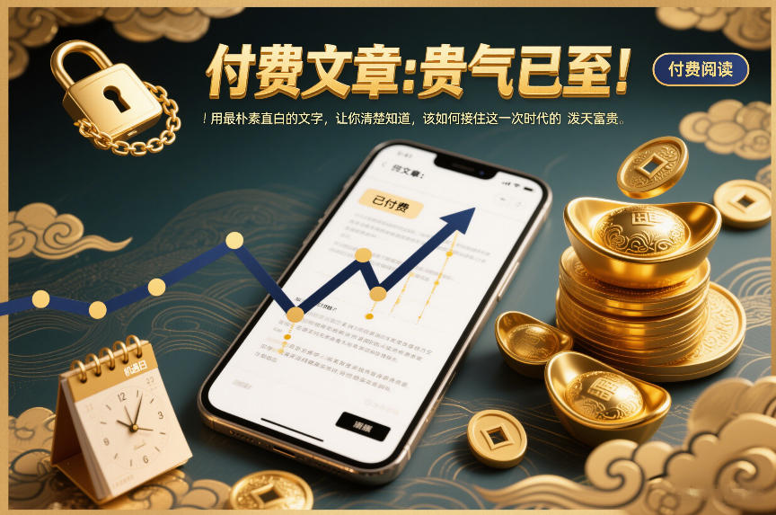 付费文章：贵气已至！用最朴素直白的文字，让你清楚知道，该如何接住这一次时代的泼天富贵-最全资源库