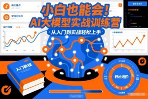 小白也能会！AI大模型实战训练营，从入门到实战轻松上手-最全资源库