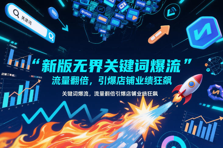 新版无界关键词爆流，流量翻倍，引爆店铺业绩狂飙-最全资源库