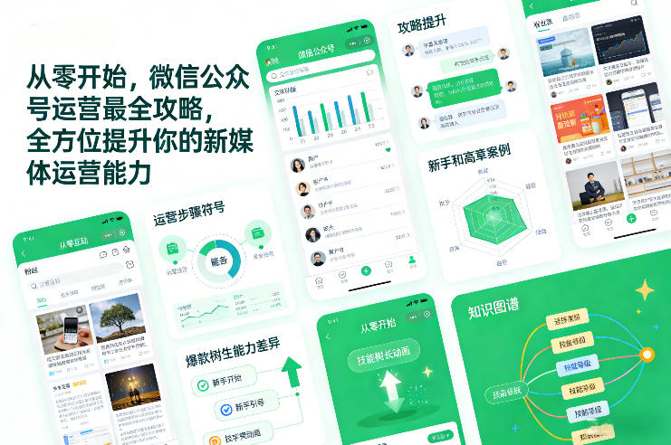 从零开始，微信公众号运营最全攻略，全方位提升你的新媒体运营能力-最全资源库