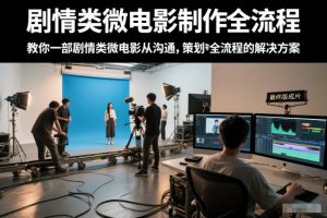 剧情类微电影制作全流程，教你一部剧情类微电影从沟通，策划到拍摄制作全流程的解决方案-最全资源库