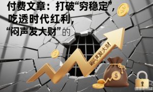 付费文章：打破“穷稳定”，吃透时代红利，“闷声发大财”的终极真谛-最全资源库