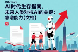 AI时代生存指南，未来人类对抗AI的关键：靠谱能力【文档】-最全资源库