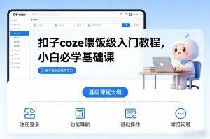 扣子coze喂饭级入门教程，小白必学基础课-最全资源库