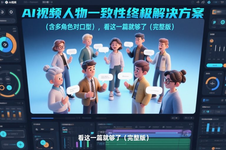 AI视频人物一致性终极解决方案（含多角色对口型），看这一篇就够了（完整版）-最全资源库