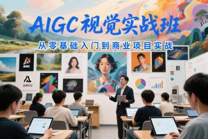 AIGC视觉实战班，从零基础入门到商业项目实战-最全资源库