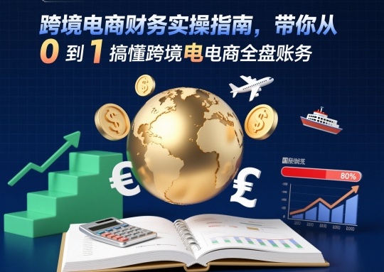 跨境电商财务实操指南，带你从0到1搞懂跨境电商全盘账务-最全资源库