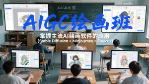 AIGC绘画班，掌握主流Ai绘画软件的应用（Stable Diffusion x Midjourney x Fooocus）-最全资源库