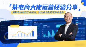 某电商大佬运营经验分享，最新系统电商实战玩法，跳出低毛利实现高效盈利-最全资源库