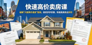 快速高价卖房课,破解“只能降价速卖”困局,助你步步实操,快速卖房卖出好价(更新2026)-最全资源库