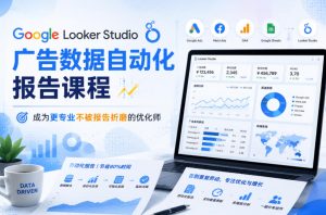 Google Looker Studio广告数据自动化报告课程,成为更专业不被报告折磨的优化师-最全资源库