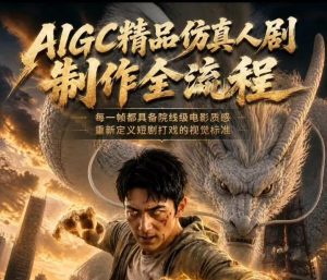 AIGC精品仿真人剧豢龙人全流程制作解析2026，国风仿真人创作+打斗剧情+人设编排，一站式AI短剧入门-最全资源库