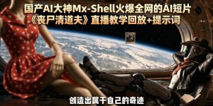 国产AI大神Mx-Shell火爆全网的AI短片《丧尸清道夫》直播教学回放+提示词-最全资源库