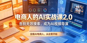 电商人的AI实战课2.0,告别无效摸索,成为AI视频导演,全能AI电商人,从这里开始-最全资源库