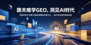 跟夫唯学GEO,洞见AI时代,把复杂技术“蒸馏”成通俗易懂的实操方法,一起开启全新的探索征程-最全资源库