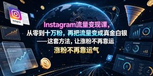 Instagram流量变现课,从零到十万粉,再把流量变成真金白银——这套方法,让涨粉不再靠运气【原创双语字幕】-最全资源库
